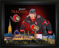 Charger l'image dans la visionneuse de la galerie, Brady Tkachuk 16x20 Framed Skyline Print Ottawa Senators