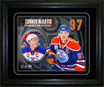 Charger l'image dans la visionneuse de la galerie, Connor McDavid Edmonton Oilers Captain Portrait Frame