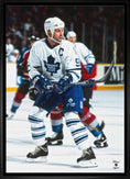 Charger l'image dans la visionneuse de la galerie, Doug Gilmour 20x29 Framed Canvas Maple Leafs Action-V