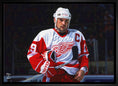Charger l'image dans la visionneuse de la galerie, Steve Yzerman 20x29 Framed Canvas Red Wings-H