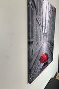 Charger l'image dans la visionneuse de la galerie, Canvas Wall Art-Red Umbrella Eiffel Tower-Printed Artwork