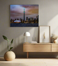 Charger l'image dans la visionneuse de la galerie, Wall Art The CN Tower, Roger Center and Lake Ontario