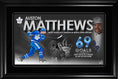 Charger l'image dans la visionneuse de la galerie, Auston Matthews 69 Goal Collage Framed Toronto Maple Leafs
