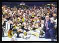 Charger l'image dans la visionneuse de la galerie, Pittsburgh Penguins 20x29 Framed Canvas 2017 Stanley Cup
