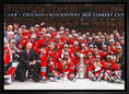 Charger l'image dans la visionneuse de la galerie, Chicago Blackhawks 20x29 Framed Canvas 2015 Stanley Cup

