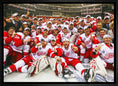 Charger l'image dans la visionneuse de la galerie, Detroit Red Wings 20x29 Framed Canvas 2008 Stanley Cup
