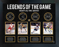 Charger l'image dans la visionneuse de la galerie, Legends of Hockey: Howe, Orr, Gretzky, Lemieux - Framed Collage
