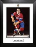 Charger l'image dans la visionneuse de la galerie, Maurice Richard Framed Photo with Alumni Coin
