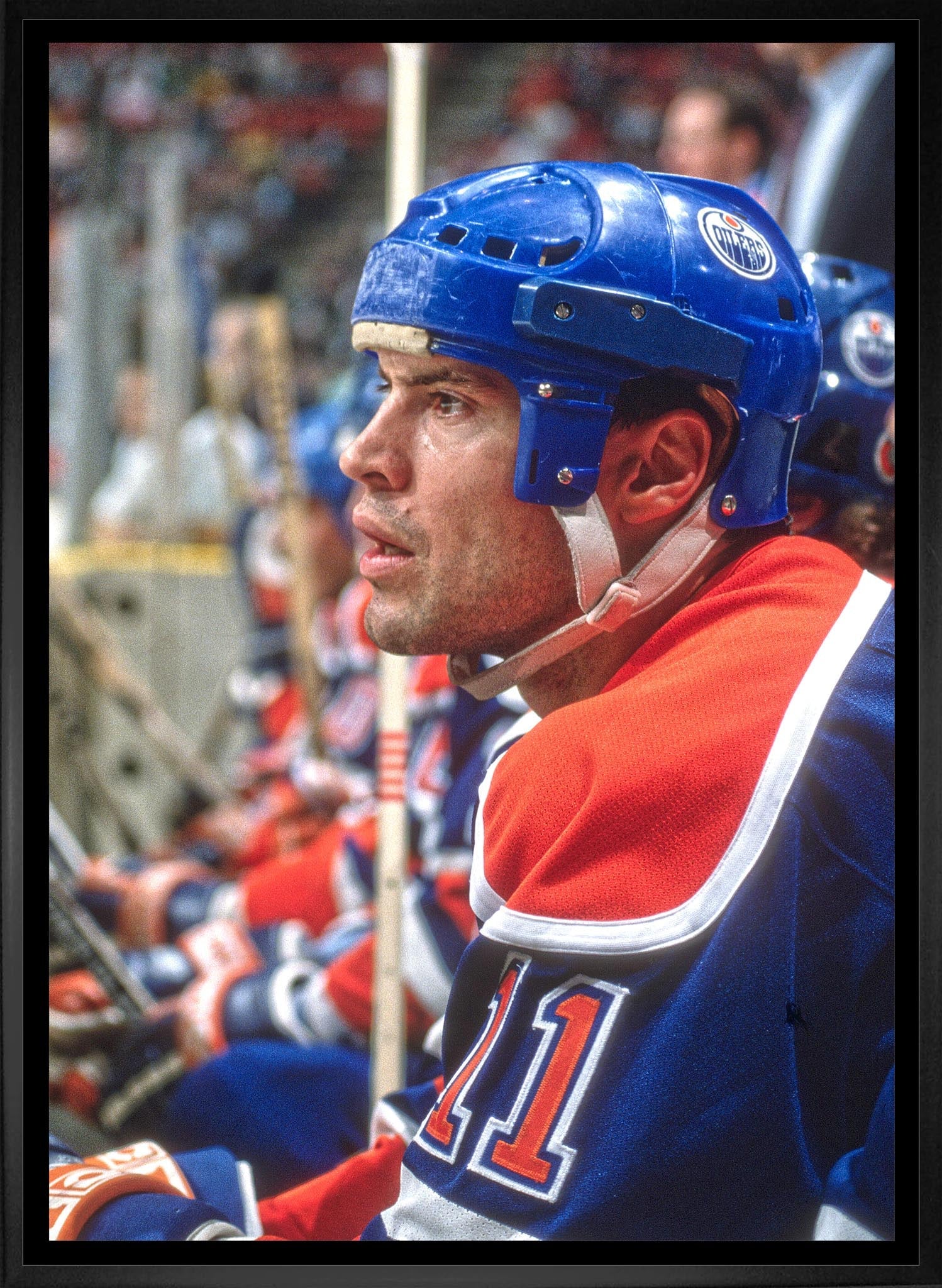 Mark Messier 20x29 Framed Canvas Edmonton Oilers