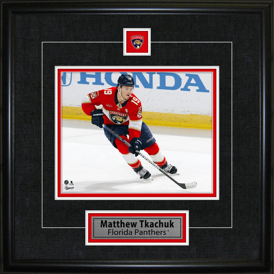 Matthew Tkachuk Framed Pin & Plate Florida Panthers