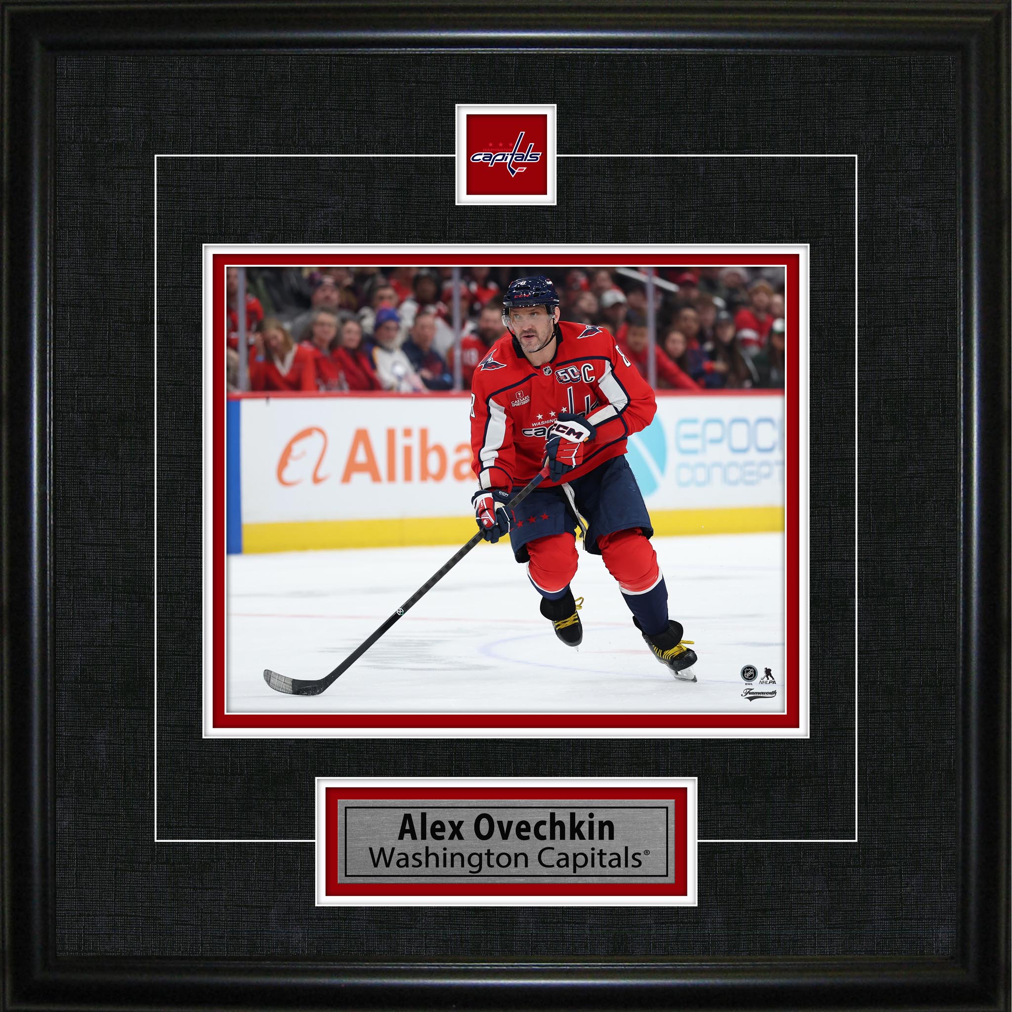 Alexander Ovechkin Framed Pin & Plate Washington Capitals