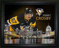 Charger l'image dans la visionneuse de la galerie, Sidney Crosby 16x20 Framed Skyline PhotoGlass Print Penguins
