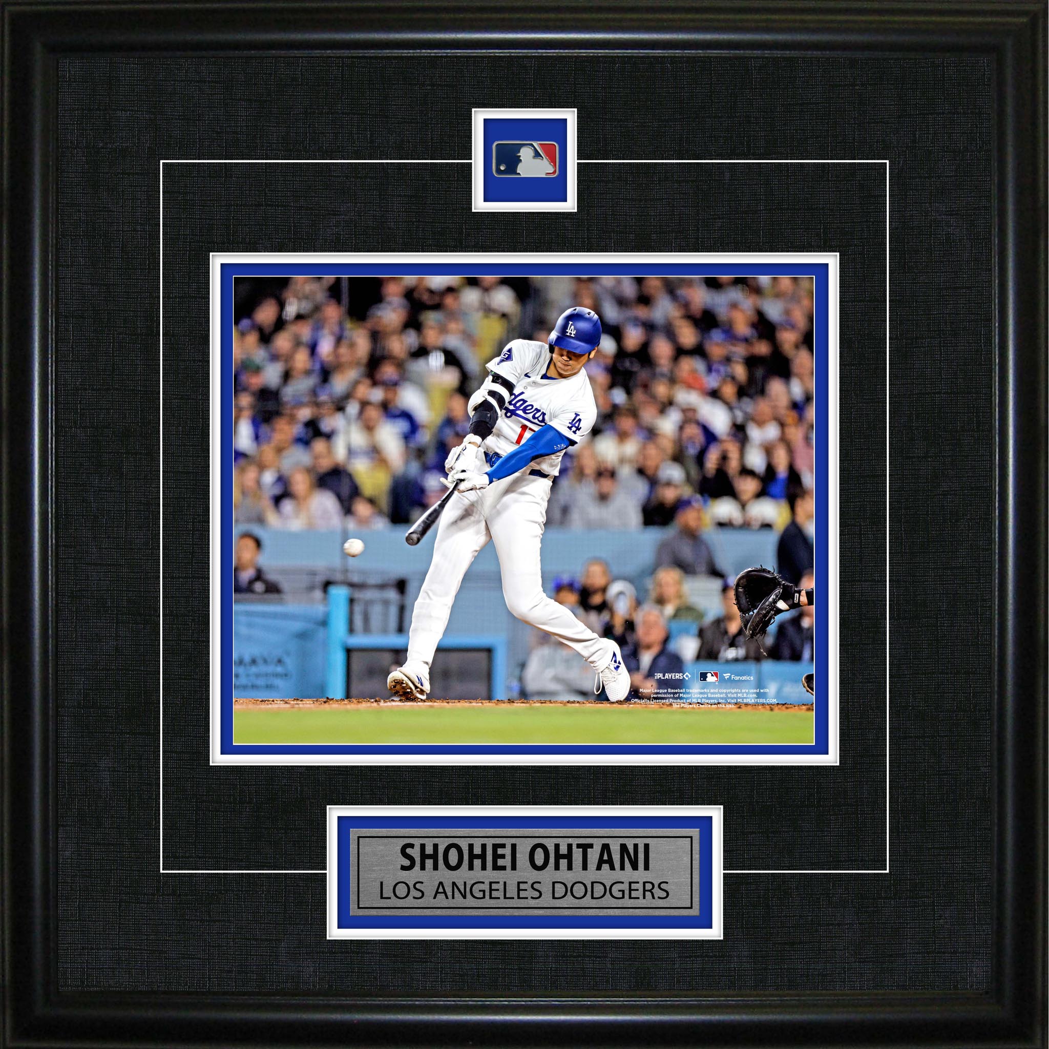 Shohei Ohtani Framed Pin & Plate Dodgers