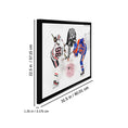 Charger l'image dans la visionneuse de la galerie, Connor Bedard and Connor McDavid 20x29 Framed Canvas Blackhawks
