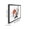 Charger l'image dans la visionneuse de la galerie, Connor McDavid and Sidney Crosby Framed 20x29 Overhead Face-off Canvas
