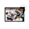 Charger l'image dans la visionneuse de la galerie, Connor Bedard 20x29 Framed Canvas Blackhawks vs Crosby
