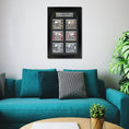 Charger l'image dans la visionneuse de la galerie, Original Six Framed Player Collage Vertical
