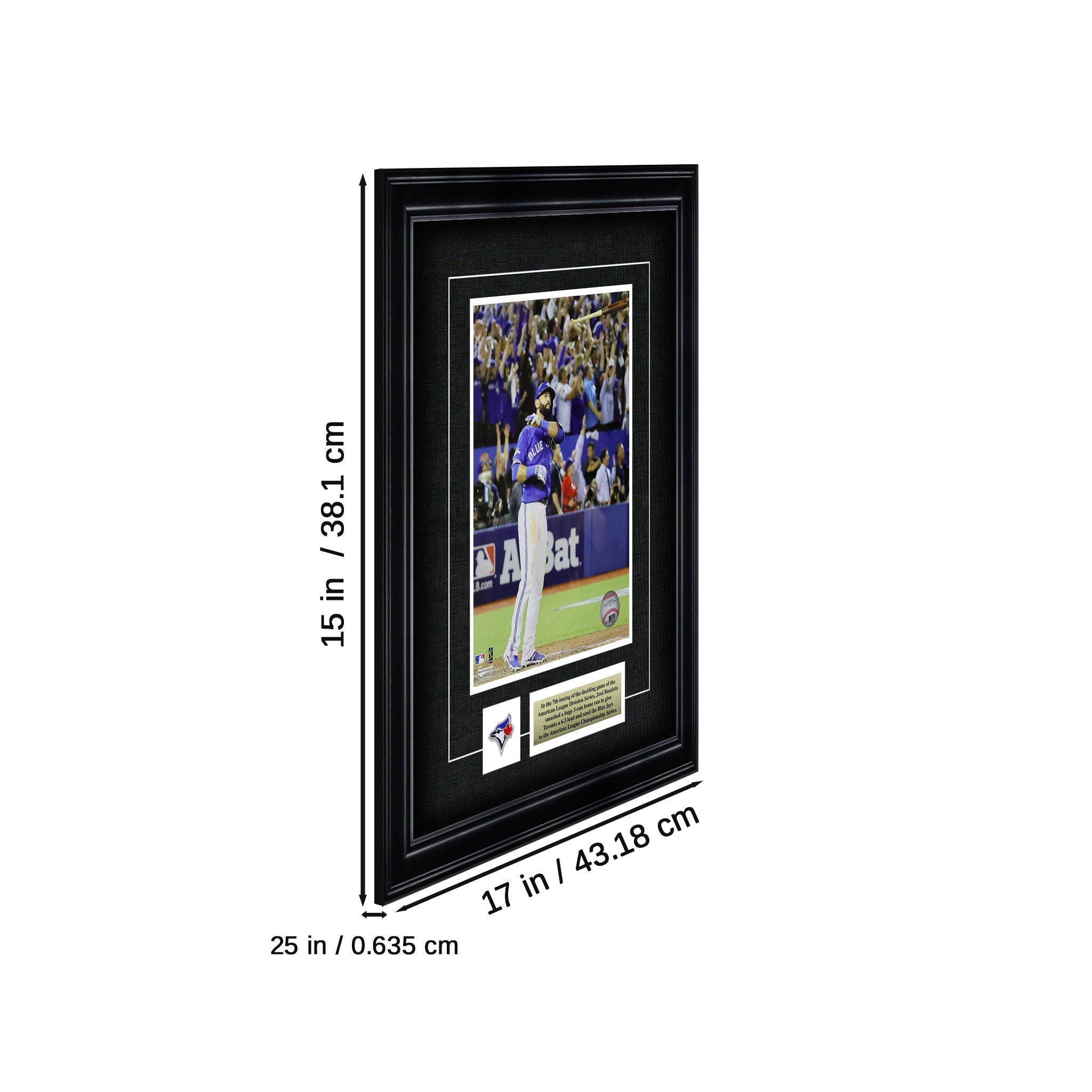 Jose Bautista Toronto Blue Jays Framed 8x10 Homerun Bat Flip Photo