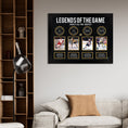 Charger l'image dans la visionneuse de la galerie, Legends of Hockey: Howe, Orr, Gretzky, Lemieux - Framed Collage
