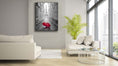 Charger l'image dans la visionneuse de la galerie, Canvas Wall Art-Red Umbrella Eiffel Tower-Printed Artwork
