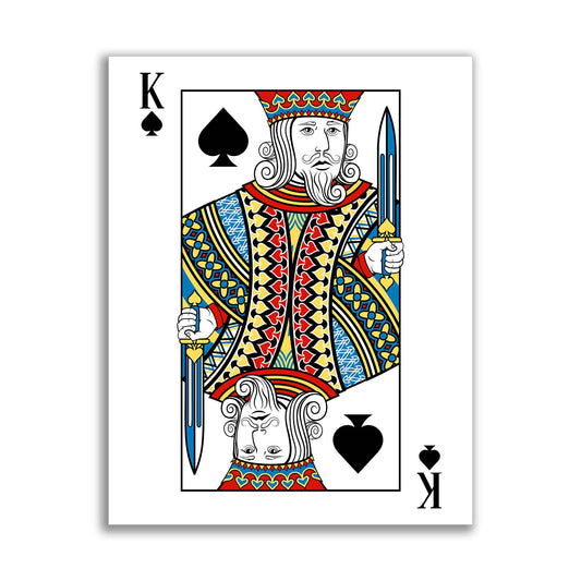 Canvas Wall At-King of Spades Canvas 36" x 48" 3648-045