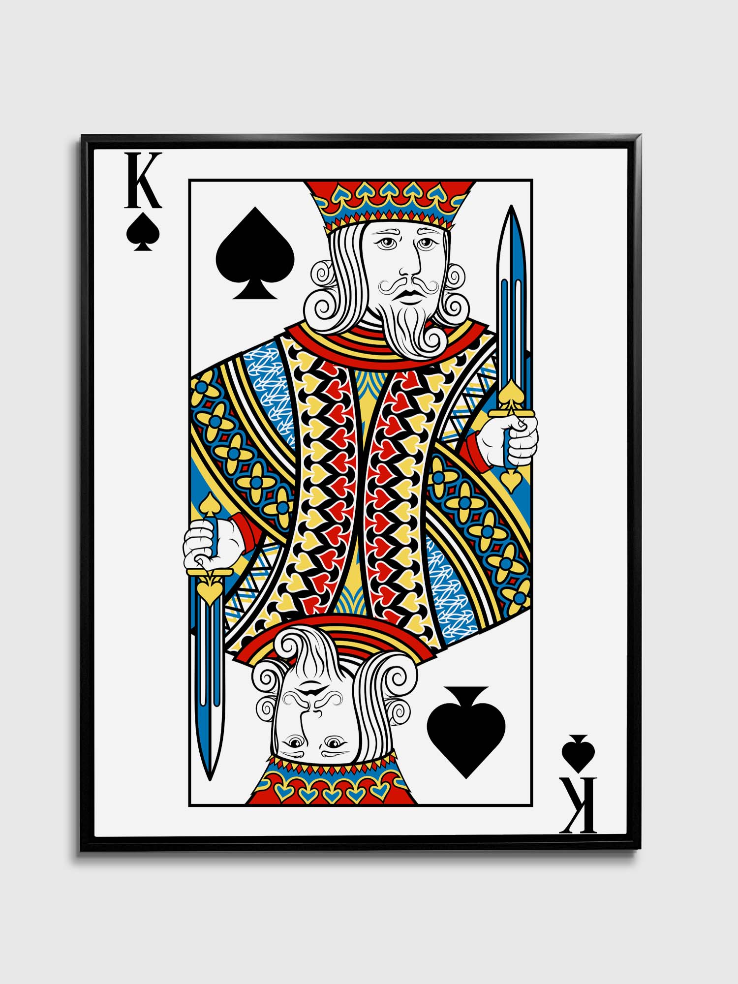 Canvas Wall At-King of Spades Canvas 36" x 48" 3648-045