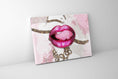 Charger l'image dans la visionneuse de la galerie, Canvas Wall Art-Pink Lips Overlay-Printed Artwork

