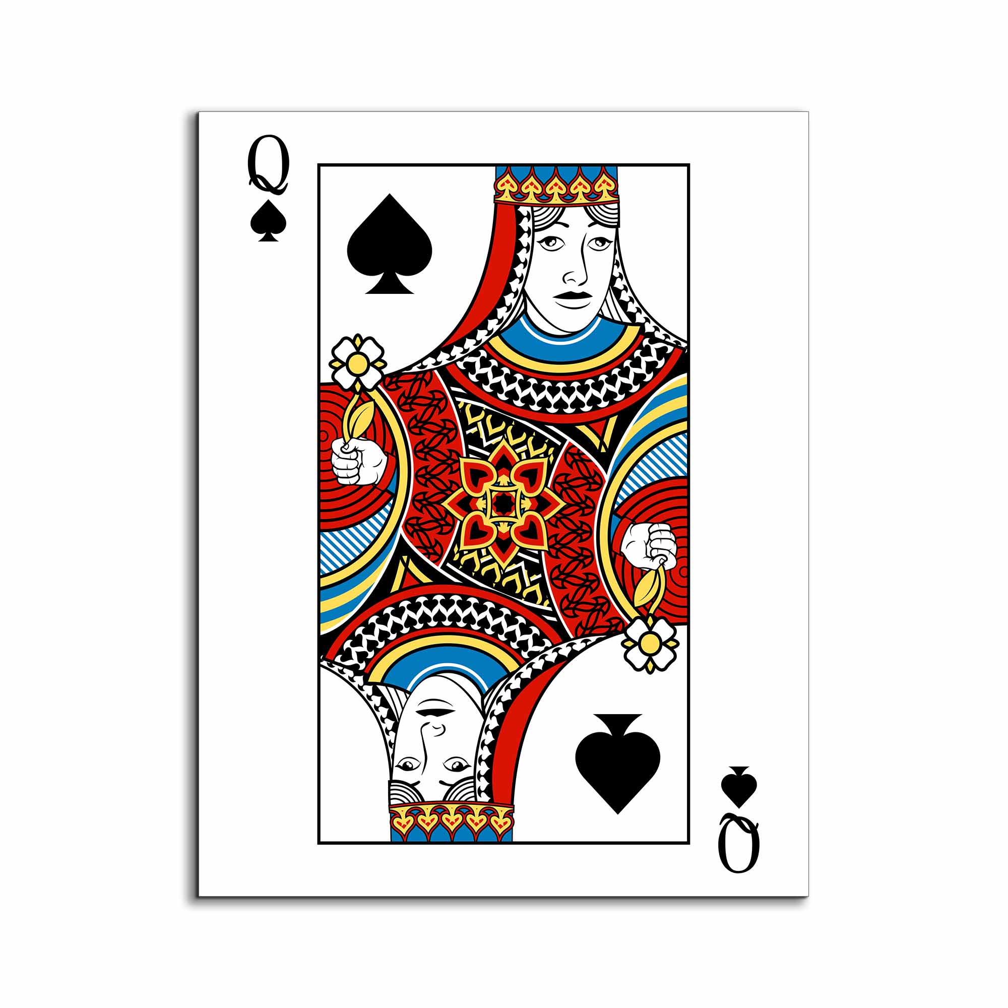 Wall art-Queen of Spades-Modern Art