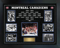 Charger l'image dans la visionneuse de la galerie, Montreal Canadiens Stanley Cup Dynasty Framed Collage
