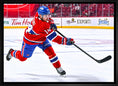 Charger l'image dans la visionneuse de la galerie, Nick Suzuki Montreal Canadiens Framed 20x29 Shooting Follow Through Canvas
