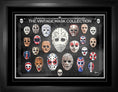 Charger l'image dans la visionneuse de la galerie, Vintage Goalie Mask Framed Print
