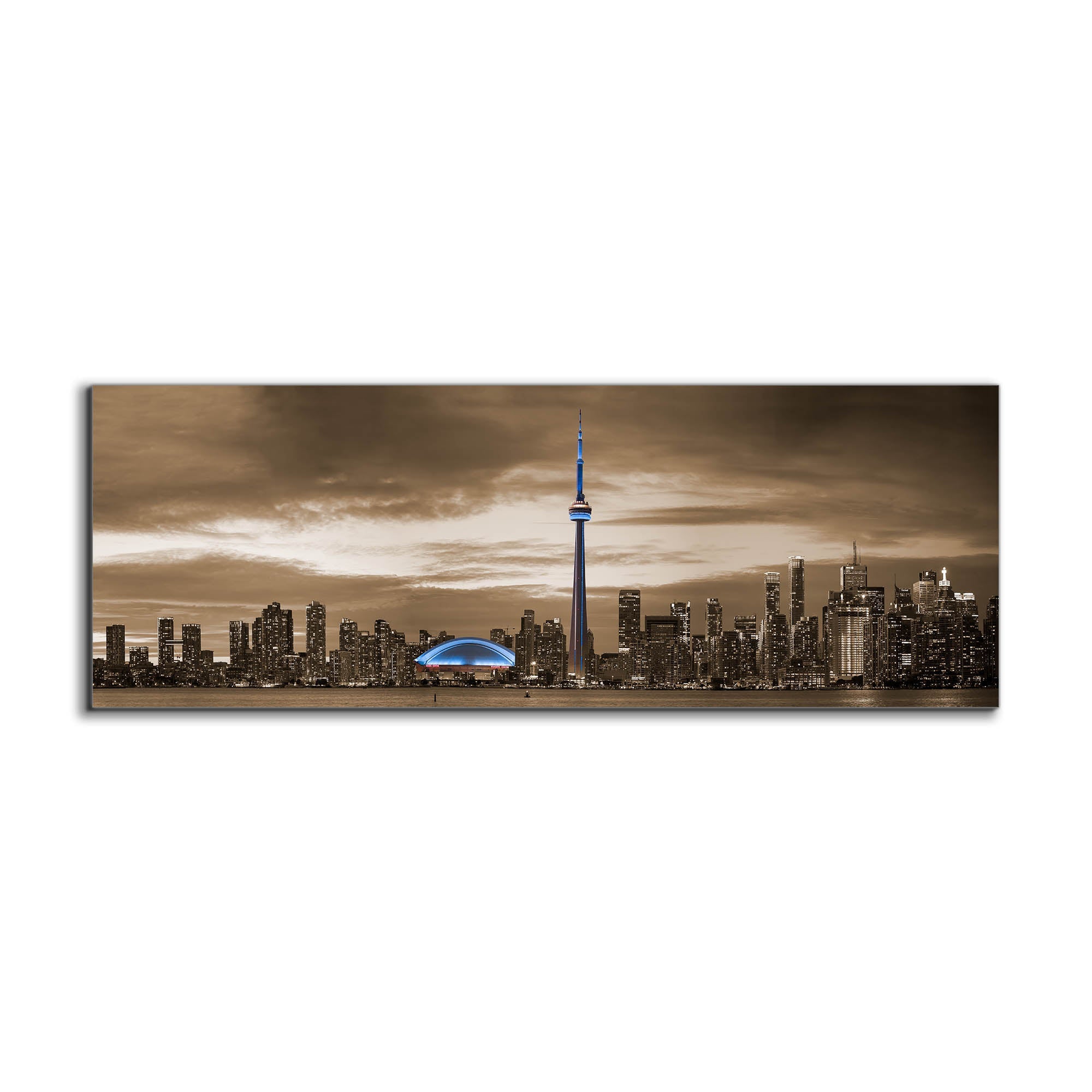 Wall Art-Toronto In Sepia-Cities Skylines