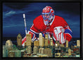 Charger l'image dans la visionneuse de la galerie, Carey Price 20x29 Framed Canvas Canadiens Skyline
