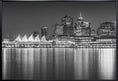 Charger l'image dans la visionneuse de la galerie, Wall art Charming evening impression from Vancouver | Monochrome
