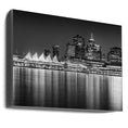 Charger l'image dans la visionneuse de la galerie, Wall art Charming evening impression from Vancouver | Monochrome
