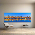 Charger l'image dans la visionneuse de la galerie, Downtown Vancouver at sunset- Skyline Wall Art
