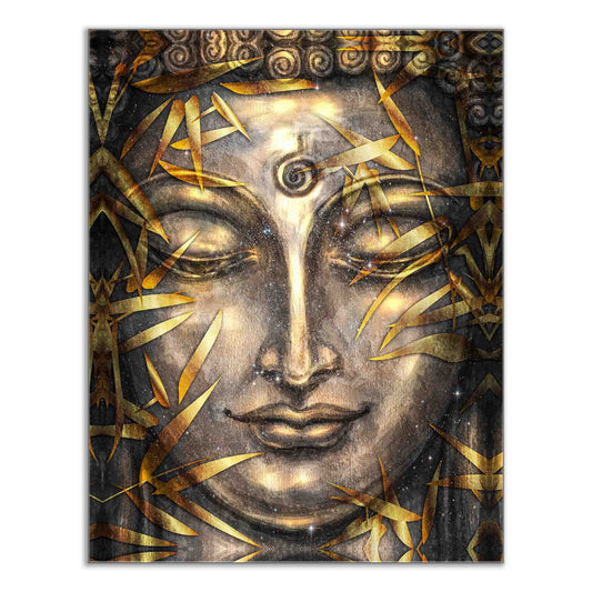 Wall Art -Canvas Pint Gold Buddha- Artwork