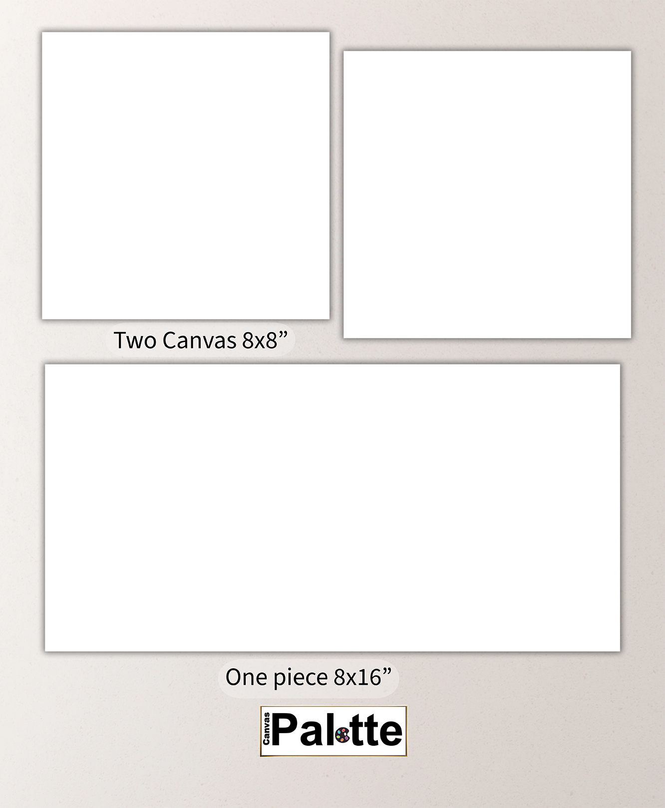 Stacked Story – 3-Piece Vertical Canvas Set for Portrait Displays