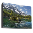 Charger l'image dans la visionneuse de la galerie, Wall art Green Mountain Lake
