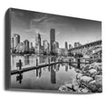 Charger l'image dans la visionneuse de la galerie, Wall art Vancouver Impression of Granville Island | Monochrome
