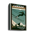 Charger l'image dans la visionneuse de la galerie, Wall art Winter Tourism: Vintage Ski Canada Poster
