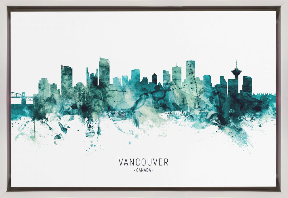 Wall art Vancouver Canada Skyline
