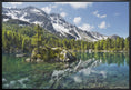 Charger l'image dans la visionneuse de la galerie, Wall art Green Mountain Lake
