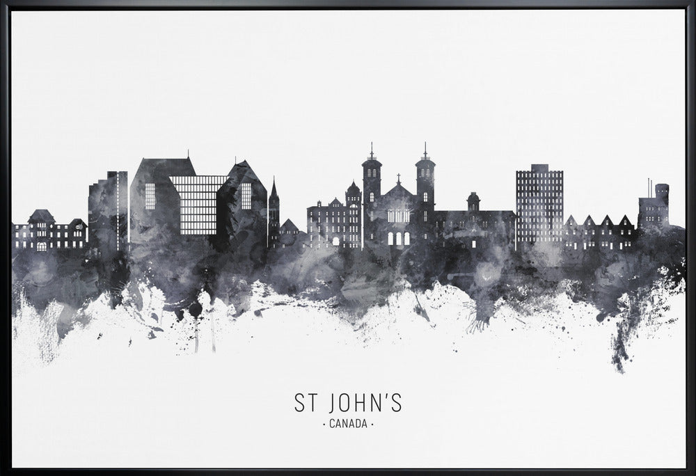 Wall art St John's Canada Skyline
