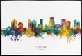 Charger l'image dans la visionneuse de la galerie, Wall art London Canada Skyline
