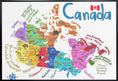 Charger l'image dans la visionneuse de la galerie, Wall art Illustrated Map of Canada with Animals by Carla Daly
