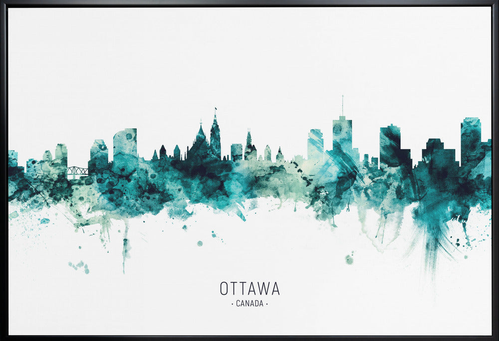 Wall art Ottawa Canada Skyline