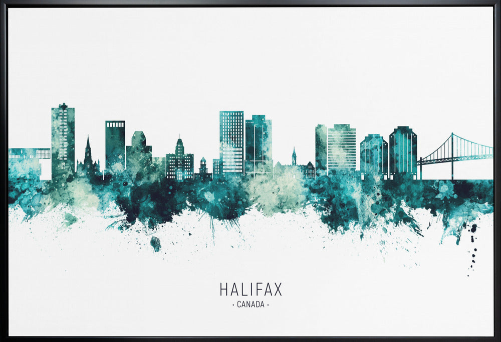 Wall art Halifax Canada Skyline
