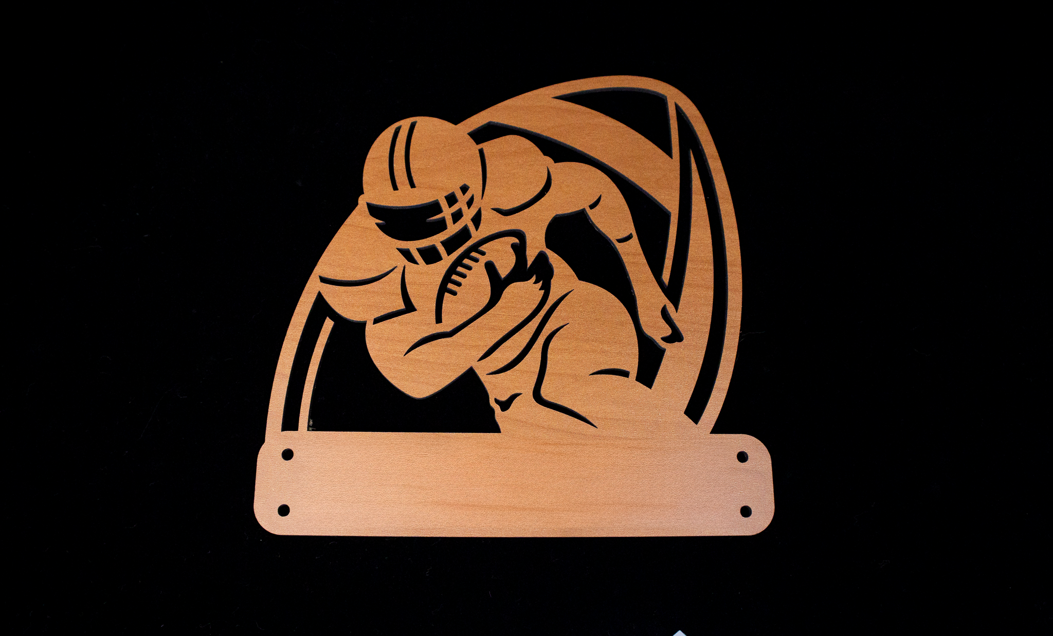 Décoration murale - Joueur de football en action