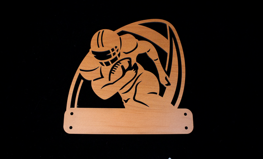 Décoration murale - Joueur de football en action